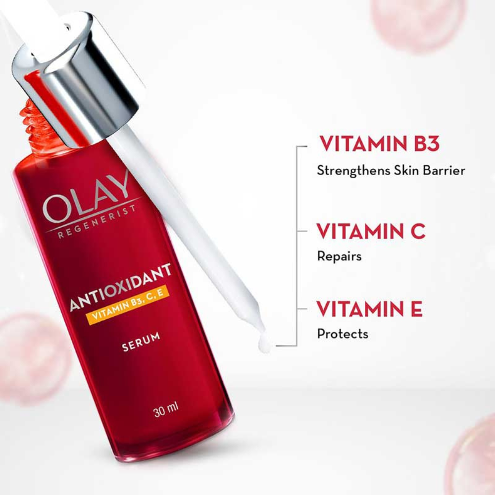 Olay Regenerist Antioxidant Serum with Vitamins B3, C & E 30mL