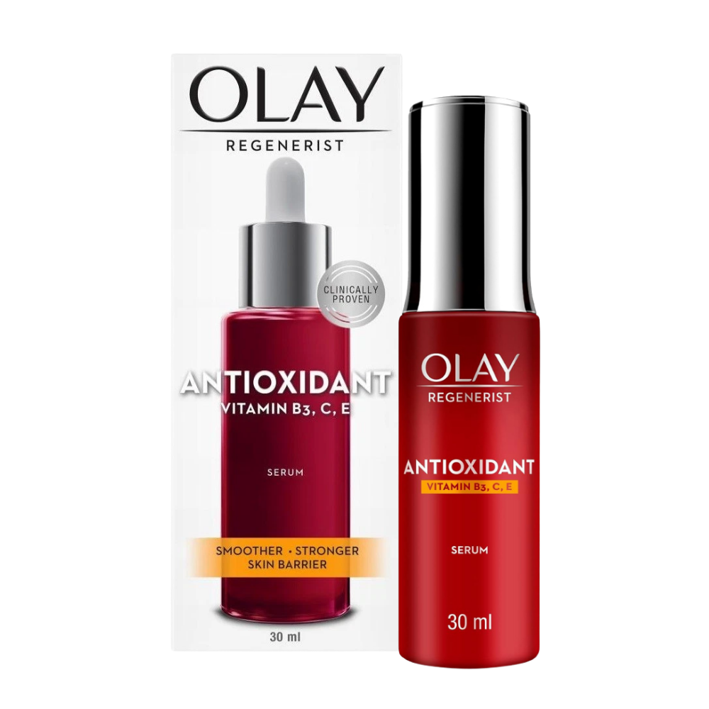2 x Olay Regenerist Antioxidant Serum with Vitamins B3, C & E 30mL