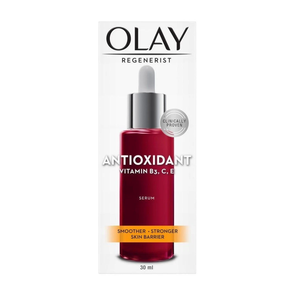 2 x Olay Regenerist Antioxidant Serum with Vitamins B3, C & E 30mL