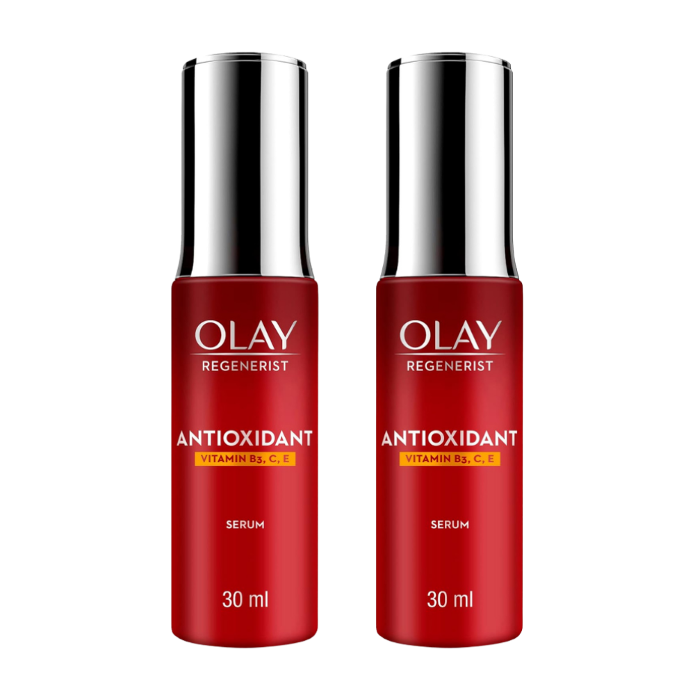 2 x Olay Regenerist Antioxidant Serum with Vitamins B3, C & E 30mL