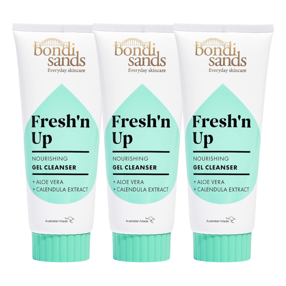 3 x Bondi Sands Fresh'n Up Nourishing Gel Cleanser 150mL