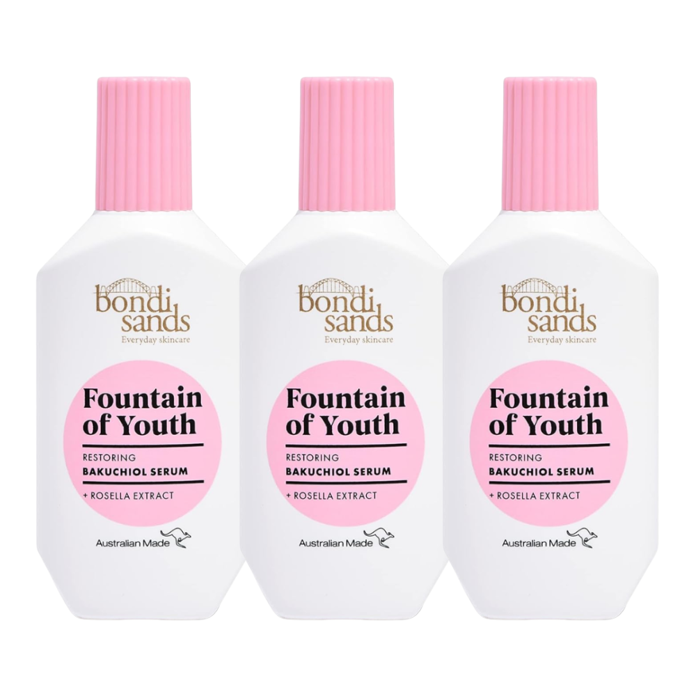 3 x Bondi Sands Fountain Of Youth Restoring Bakuchiol Serum 30mL