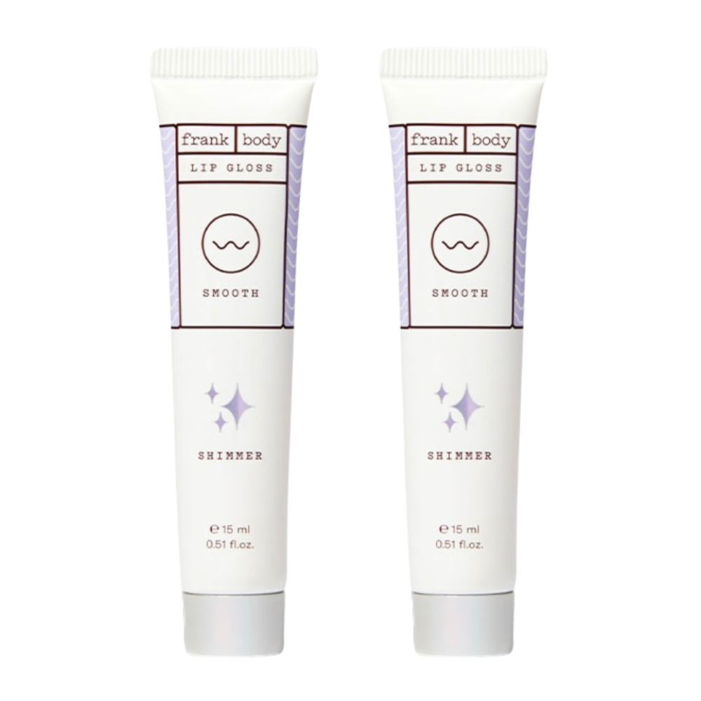 2 x Frank Body Shimmer Lip Gloss 15mL