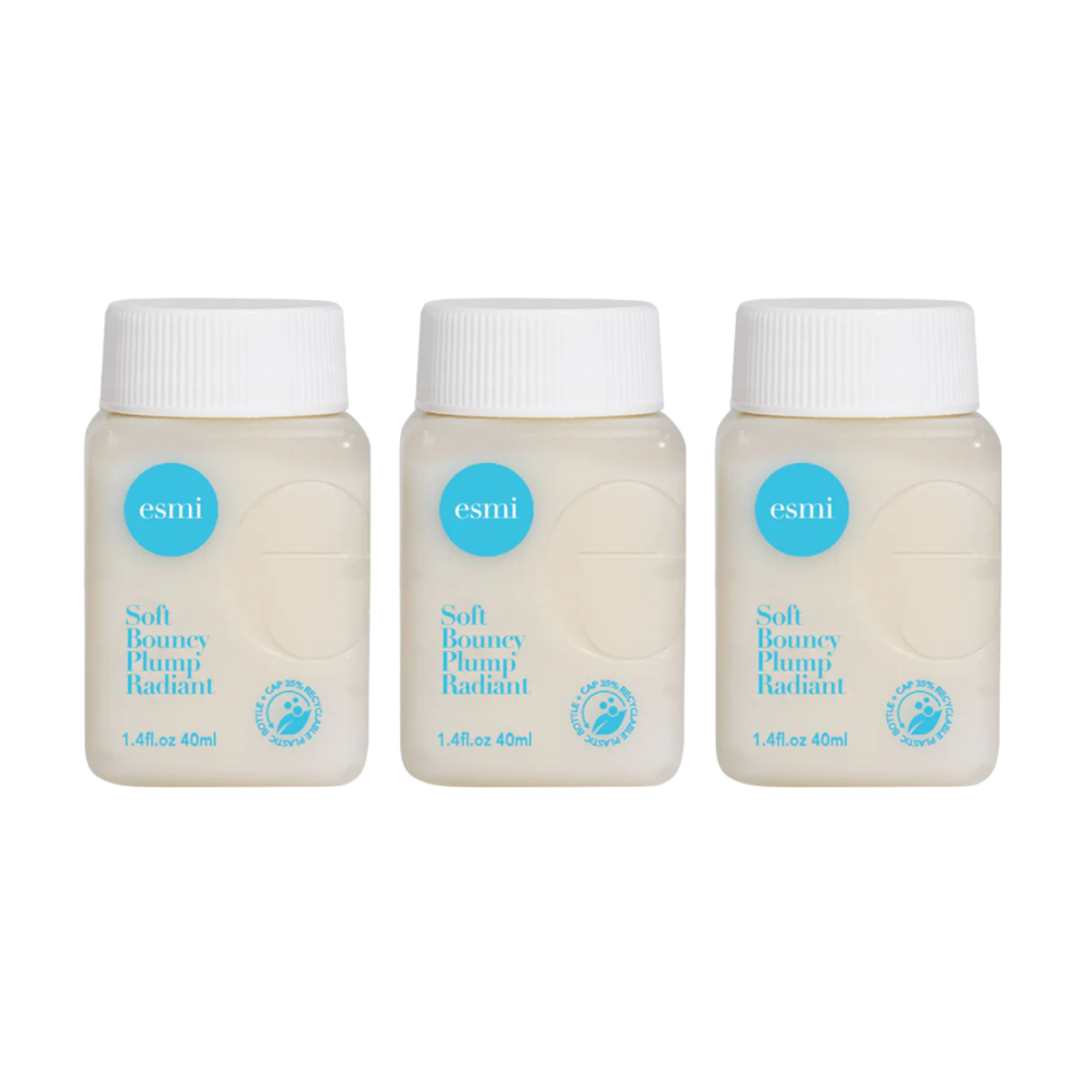3 x Esmi Mini Travel Refillable The Uncomplicated Cleanser + Anti-Ageing 40mL