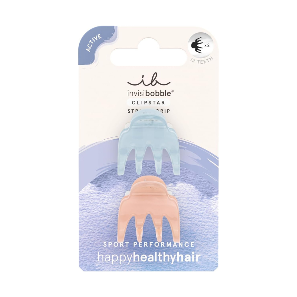 Invisibobble Clipstar Non-Slip Hair Claw Clip 2Pk - Gym Buddy