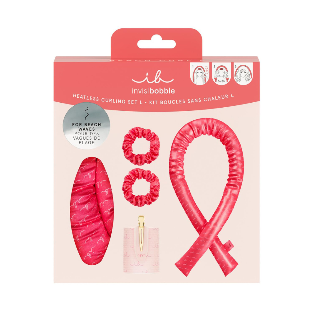 Invisibobble Beach Curl Large Heatless Curling 5 Piece Gift Set