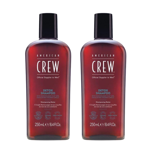 2 x American Crew Detox Shampoo 250mL